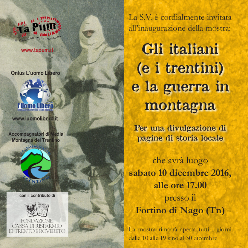 La guerra degli Italiani (Trentini) in montagna 1915 - 1918